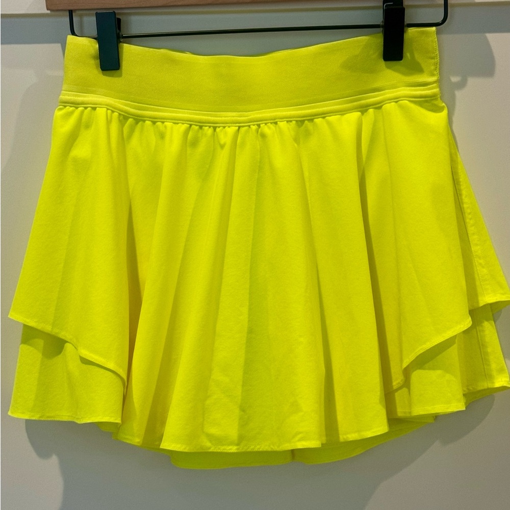 Lululemon Athletica Bright Yellow Circle Skirt